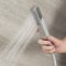 Douchekraan 2-Weg Thermostatisch met Omstel, met Handdouche en Overloop-Badvuller Chroom | Kubix