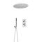 2-weg Inbouw Thermostaatkraan met Omstelkraan + Verzonken Plafonddouchekop d.40cm + Handdouchecombinatie - Modern | Como