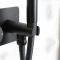 Douchekraan met Omstel en Handdouche Thermostatisch Zwart | Nox
