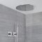 Doucheset - 2-Weg Thermostatische Douchekraan, Inbouw Plafond Douchekop en Handdouche - Chroom | Como