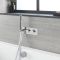 Doucheset - 2-Weg Thermostatische Douchekraan, Overloop-Badvuller en Handdouche - Chroom | Como