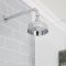 Doucheset Klassiek Inbouw 1-Weg Thermostatisch Douchekop 15cm Rond Chroom en Wit | Elizabeth