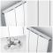 Design Radiator CV Verticaal Modern 180cm x 37,5cm - Wit | Aurora