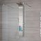 Douchepaneel 4-Weg Thermostatisch met Douchekop, Waterval, Handdouche en Zijdouche Chroom | Vista