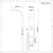 Douchepaneel 4-Weg Thermostatisch met Douchekop, Waterval, Handdouche en Zijdouche Chroom | Vista