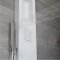 Douchepaneel 3-Weg Thermostatisch met Douchekop Handdouche en 2 Zijdouches Wit | Stamford