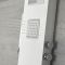 Douchepaneel 3-Weg Thermostatisch met Douchekop Handdouche en 2 Zijdouches Wit | Stamford