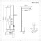 Douchepaneel Hoek 3-Weg Thermostatisch met Douchekop, Handdouche en 3 x Zijdouches Chroom | Alcove