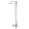 Earby Thermostatische Hoekdouchetoren Douchepaneel 130cm