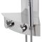 Earby Thermostatische Hoekdouchetoren Douchepaneel 130cm