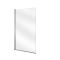 Douchebad Modern 170cm x 72,5cm Hoekontwerp met Zwarte Badwand | Keuze Afwerking Badwand en Keuze Linker of Rechter Uitvoering | Otterton