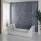Whirlpool Spa-Bad 180cm x 80cm Chromen | Breeze