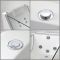 Whirlpool Spa-Bad 180cm x 80cm Chromen | Breeze