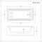 Whirlpool Spa-Bad 180cm x 80cm Chromen | Breeze