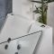 Whirlpool Spa-Bad 180cm x 80cm Chromen | Breeze