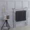 Klassieke Handdoekradiator 93cm x 79cm - Chroom/Antraciet | Elizabeth