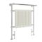 Handdoekradiator CV Verticaal Klassiek 93cm x 79cm - Chroom / Wit | Elizabeth