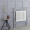 Handdoekradiator CV Verticaal Klassiek 93cm x 79cm - Chroom / Wit | Elizabeth