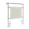 Handdoekradiator CV Verticaal Klassiek 93cm x 79cm - Chroom/Wit | Elizabeth