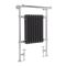 Handdoekradiator CV Verticaal Klassiek 93cm x 62cm - Chroom / Antraciet | Elizabeth