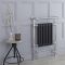 Handdoekradiator CV Verticaal Klassiek 93cm x 62cm - Chroom / Antraciet | Elizabeth