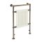 Handdoekradiator Elektrisch Klassiek 93cm x 62cm - Donker Geborsteld Messing | Elizabeth