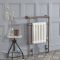Handdoekradiator CV Klassiek 93cm x 62cm - Geborsteld Brons/Wit | Elizabeth