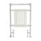 Handdoekradiator CV Verticaal Klassiek 93cm x 62cm - Chroom / Wit | Elizabeth
