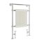 Handdoekradiator CV Verticaal Klassiek 93cm x 62cm - Chroom / Wit | Elizabeth