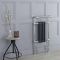 Handdoekradiator CV Verticaal Klassiek 93cm x 45,2cm - Chroom / Antraciet | Elizabeth