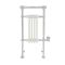 Elektrische Handdoekradiator Klassiek Chroom/Wit 45,2 x 93cm x 23cm Incl. Standaard Verwarmingselement | Elizabeth