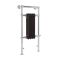 Elektrische Handdoekradiator Klassiek Chroom/Zwart 45,2 x 93cm x 15,5cm Incl. Standaard Verwarmingselement | Elizabeth