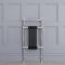 Elektrische Handdoekradiator Klassiek Chroom/Zwart 45,2 x 93cm x 15,5cm Incl. Standaard Verwarmingselement | Elizabeth