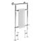 Handdoekradiator Dual Fuel / Hybride Klassiek Wit 45cm x 93cm Optionele Wifi Thermostaat en Kabelafdekking | Elizabeth