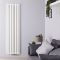 Design Radiator CV Verticaal (Dubbel Paneel) Modern 178cm x 47,2cm - Wit | Revive Caldae