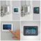 Handdoekradiator Dual Fuel / Hybride Klassiek Wit met Overhangend Handdoekrek  45 x 93cm Optionele Wifi Thermostaat en Kabelafdekking | Elizabeth