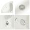 Whirlpool Hoekbad Modern Glanzend Wit 120cm x 120cm met Paneel | Belstone