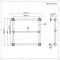 Handdoekradiator Klassiek Chroom 68cm x 67,3cm | Countess