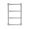 Handdoekradiator Klassiek 74,8cm x 49,8cm - Chroom | Countess