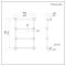 Handdoekradiator Klassiek 74,8cm x 49,8cm - Chroom | Countess