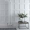 Kolomradiator Verticaal Dual Fuel / Hybride Klassiek Wit 29cm  x 180cm Keuze Radiatorkranen en Wi-Fi Thermostaat | Windsor