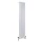 Kolomradiator Verticaal Dual Fuel / Hybride Klassiek Wit 38 x 180cm Keuze Radiatorkranen en Wi-Fi Thermostaat | Windsor