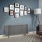 Kolomradiator Horizontaal Zilver Metallic Keuze Afmeting | Windsor