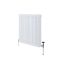 Kolomradiator CV Horizontaal 3-Koloms Klassiek 75cm x 78,5cm - Wit | Windsor