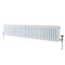 Kolomradiator CV Horizontaal 3-Koloms Klassiek 30cm x 159,5cm - Wit | Windsor