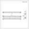 Kolomradiator CV Horizontaal 3-Koloms Klassiek 30cm x 159,5cm - Wit | Windsor