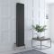 Windsor - 180cm Antraciete Verticale 4-Koloms Radiator - Diverse Afmetingen