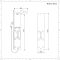 Thermostatisch Douchepaneel met Planchet Hoek- en wandmontage | Arcan