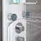 Thermostatisch Douchepaneel met Planchet Hoek- en wandmontage | Arcan