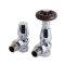 Radiatorkranen Set Thermostatisch Haaks Chroom| Windsor
